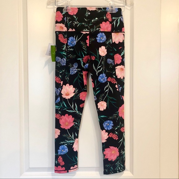 Kate Spade 🎀 Women’s Blossom Studio Legging Black XS - Picture 9 of 10